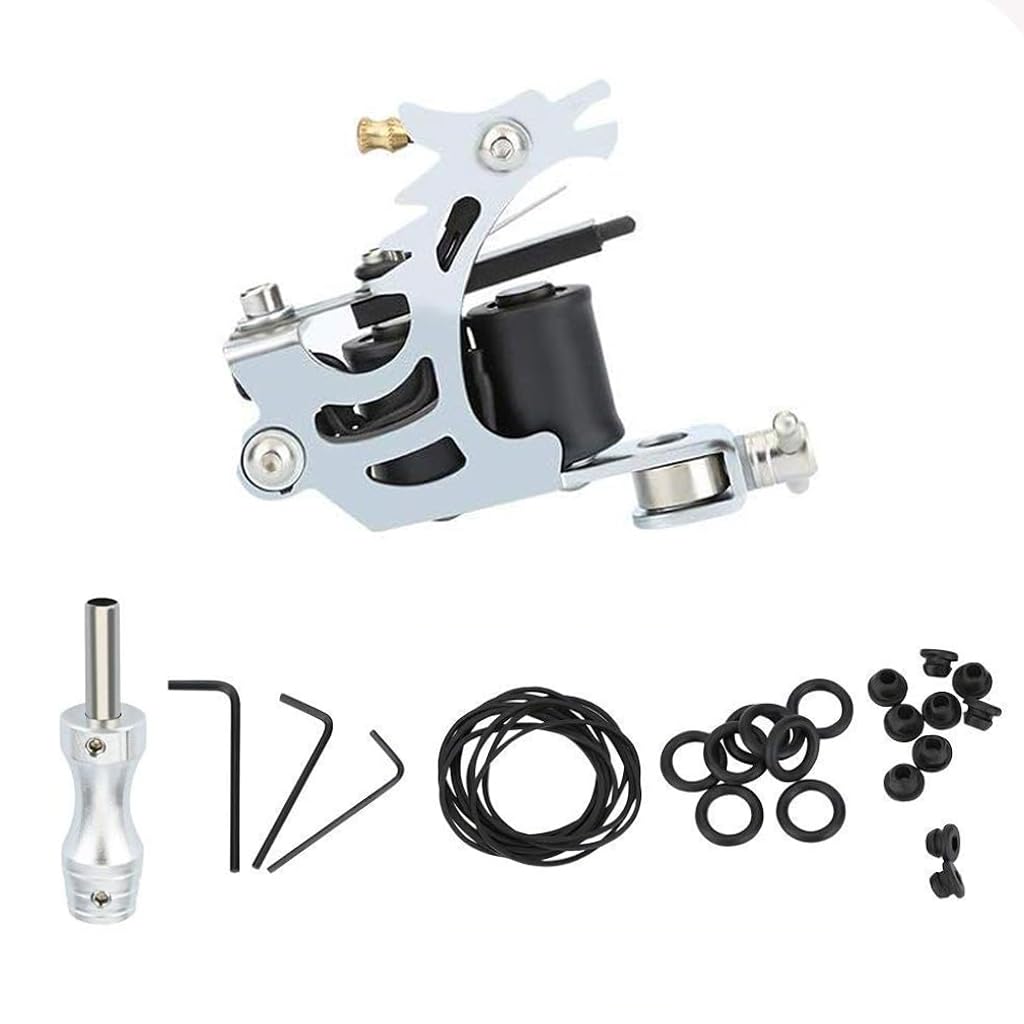 MAYCREATE Mini Tattoo Kit Liner Machine Gun Needle Grips Accessories MAYCREATE Mini Tattoo Kit Liner Machine Gun Needle Grips Accessories